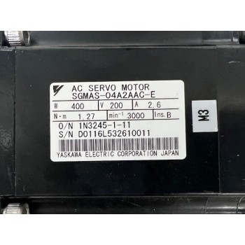 Yaskawa SGMAS-04A2AAC-E AC Servo Motor